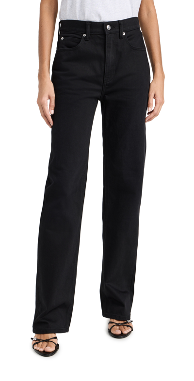 Alexander Wang Ez - Mr Relaxed St Jeans In Washed Black