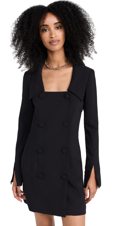 Amanda Uprichard Tavira Blazer Dress In Black