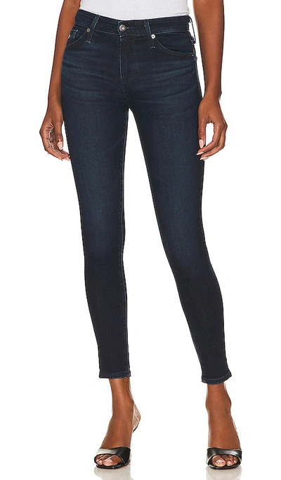 Ag Skinny-jeans Farrah Ankle In Blue