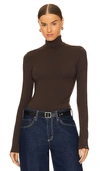 Rag & Bone Brown Luca Turtleneck In Chocolate