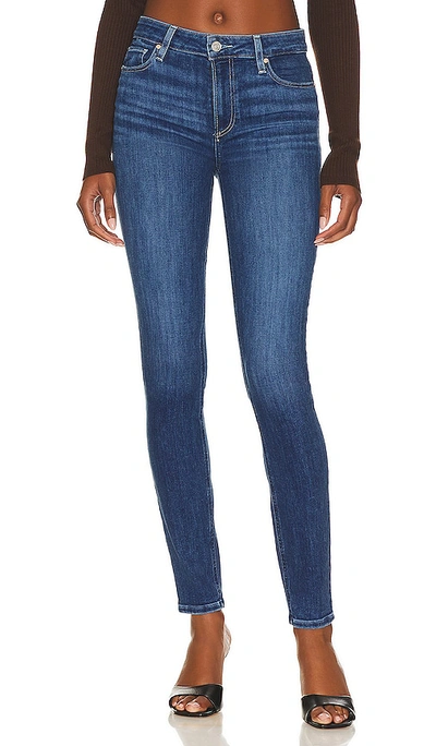 Paige Super Skinny Jeans Hoxton In Blue