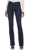 Paige Manhattan Boot Slim-fit High-rise Stretch-denim Jeans In Blue