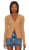 Paige Shirin Cardigan In Beige