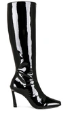 Black Suede Studio Liz Knee High Boot In Black