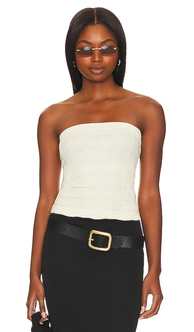 Free People Love Letter Tube Top In Ivory
