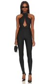 Ronny Kobo Abreen Catsuit In Black