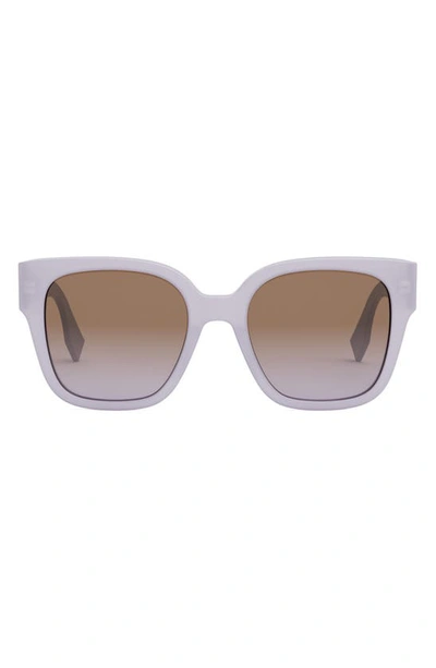Fendi Ff Square Acetate Sunglasses In Violet