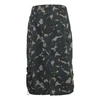 PULZ PZLIAN CARGO SKIRT BLUE AND BLACK CAMOUFLAGE