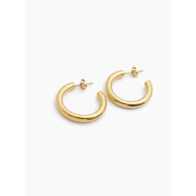 Tilly Sveaas Large Gold Hoop Earrings