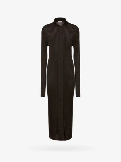 Jil Sander Dress In Brown