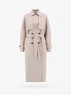 Max Mara Cappotto Falcone In Beige