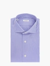 Nugnes 1920 Classic Cotton Shirt In Blue