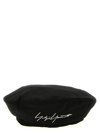 YOHJI YAMAMOTO YOHJI YAMAMOTO LOGO EMBROIDERED BERET