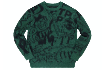 Pre-owned Ftp Archive Mohair Sweater Hunter Green
