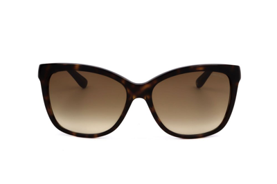 Jimmy Choo Eyewear Butterfly Frame Sunglasses In Brown