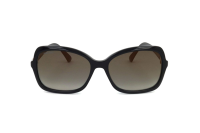Jimmy Choo Eyewear Bett Butterfly Frame Sunglasses In Black