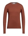 Markup Man Sweater Brown Size S Viscose, Nylon, Lyocell, Cashmere