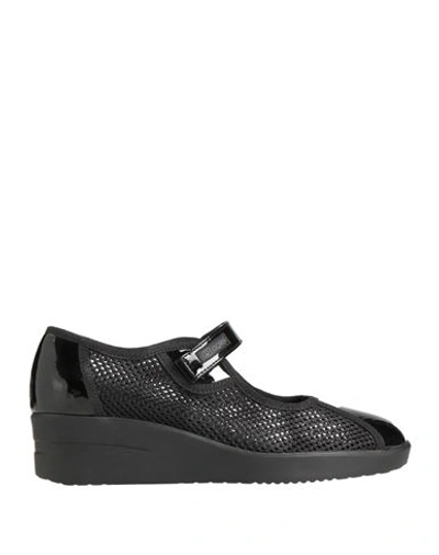 Agile By Rucoline Woman Pumps Black Size 8 Textile Fibers