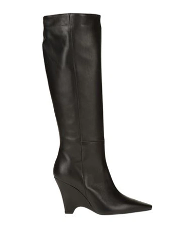 Bianca Di Woman Knee Boots Black Size 10 Soft Leather