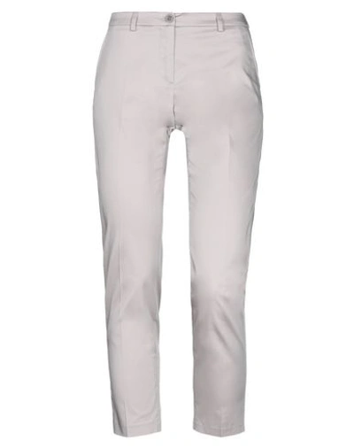 Seventy Sergio Tegon Woman Pants Dove Grey Size 4 Polyester, Elastane In Grey