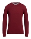 Roberto Collina Man Sweater Brick Red Size 38 Cashmere