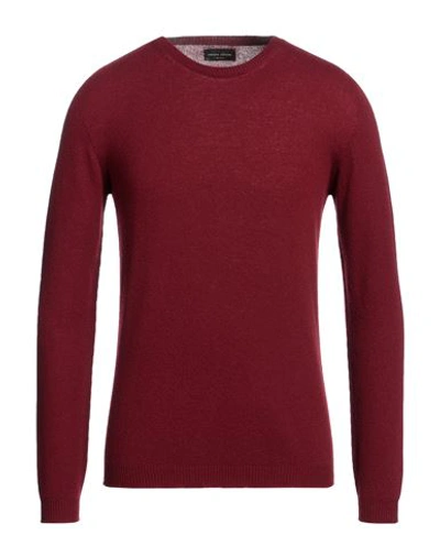 Roberto Collina Man Sweater Brick Red Size 38 Cashmere In Red