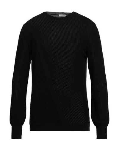 Paolo Pecora Man Sweater Black Size Xl Cotton