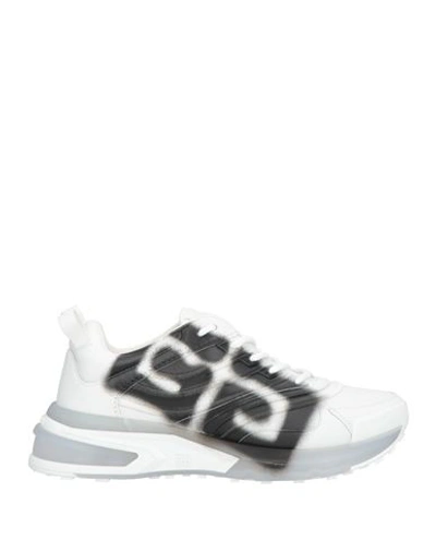 Givenchy Man Sneakers White Size 7 Calfskin, Textile Fibers