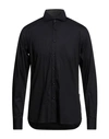 At.p.co At. P.co Man Shirt Black Size 15 ½ Cotton, Elastane In Black