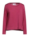 Daniele Fiesoli Woman T-shirt Garnet Size 3 Cupro, Elastane In Red