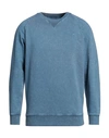 R3d Wöôd Man Sweatshirt Light Blue Size Xxl Polyester, Cotton