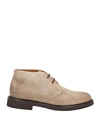 Doucal's Man Ankle Boots Light Grey Size 7 Soft Leather In Grey