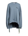 Ambush Woman Sweatshirt Pastel Blue Size L Cotton, Polyester