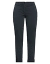 Aspesi Woman Pants Midnight Blue Size 10 Cotton, Elastane