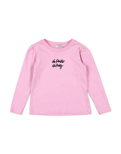 Pinko Up Toddler Girl T-shirt Pink Size 7 Cotton In Pink