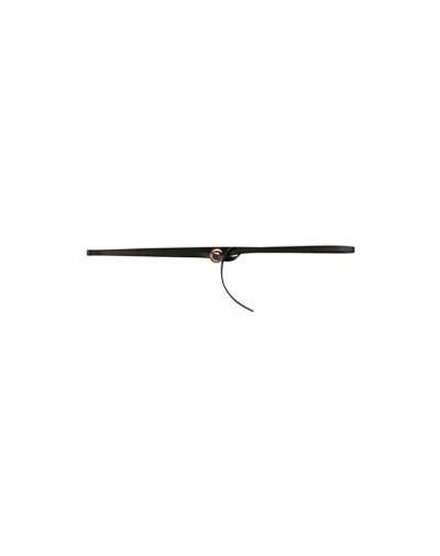 Jil Sander Woman Belt Black Size Onesize Calfskin