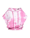 Hinnominate Woman Sweatshirt Pink Size S Cotton In Pink