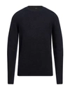 Roberto Collina Man Sweater Midnight Blue Size 42 Cotton, Nylon, Elastane