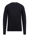 Roberto Collina Man Sweater Midnight Blue Size 38 Cotton, Nylon, Elastane
