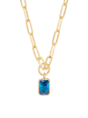 Brook & York Women's Mackenzie 14k-yellow-gold Vermeil & Birthstone Pendant Necklace In Dec