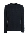 Only & Sons Man Sweater Midnight Blue Size M Recycled Cotton, Polyester