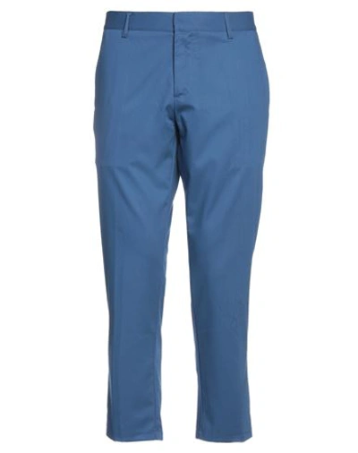 Marsēm Man Pants Blue Size 36 Polyester, Viscose, Elastane