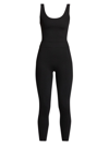 Year Of Ours Women's Ribbed Reformer Active Jumpsuit In Black