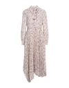 Eleventy Woman Midi Dress Beige Size 2 Polyester In Beige