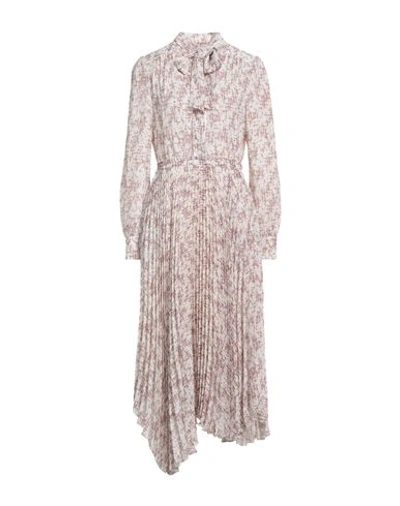 Eleventy Woman Midi Dress Beige Size 2 Polyester