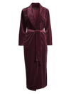 Natori Women's Purple Dove Natalie Velvet Robe In Red