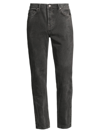 Allsaints Iggy Slim Fit Denim Jeans In Washed Black