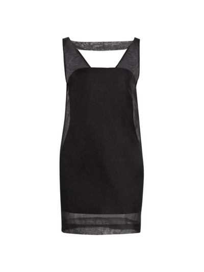 Gauge81 Women's Capira Tulle Overlay Minidress In Black