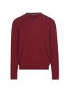 Saks Fifth Avenue Men's Collection Cashmere V-neck Sweater In Anemone