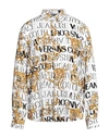 Versace Jeans Couture Man Shirt White Size 48 Viscose